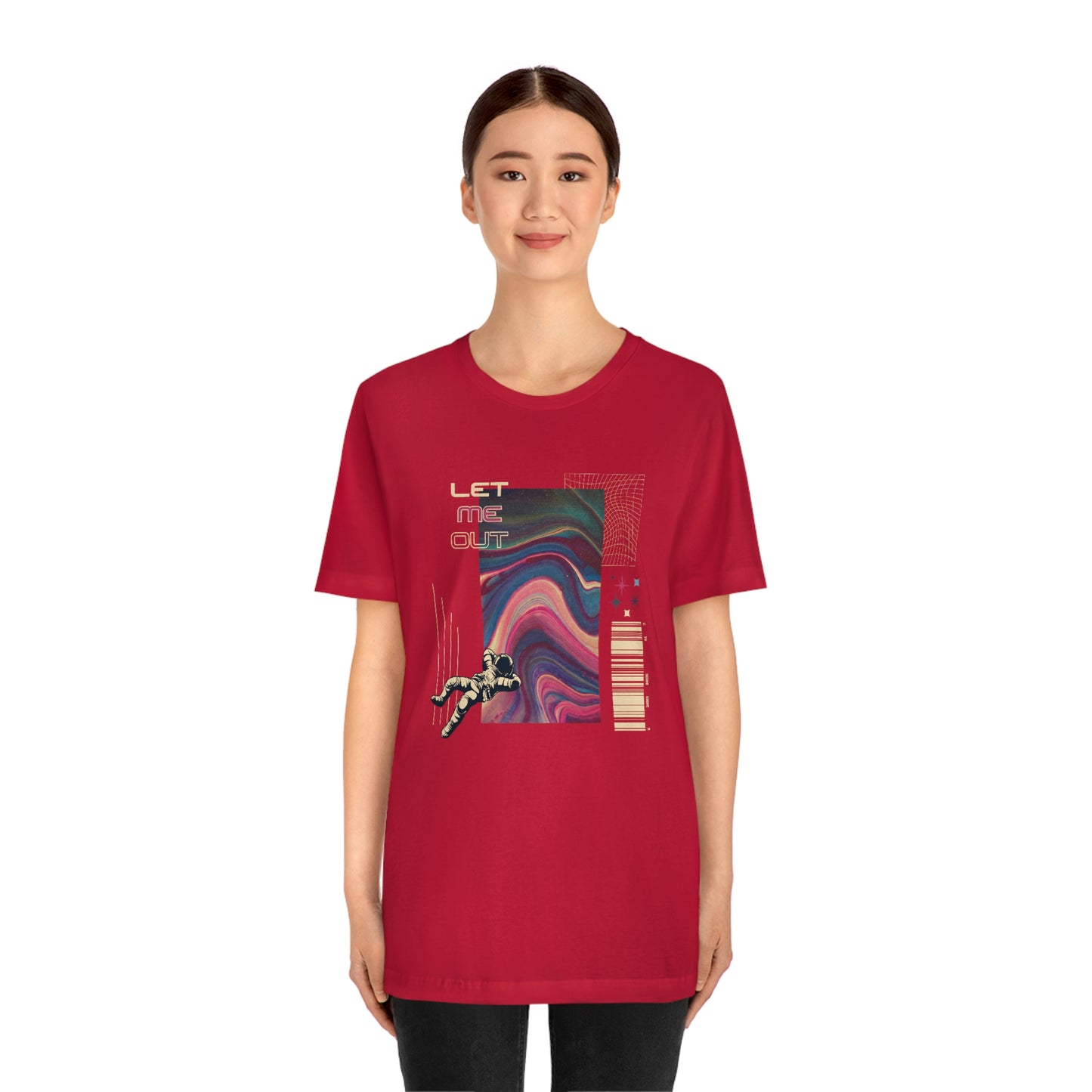 Let Me Out Retro-Space Short Sleeve Tee