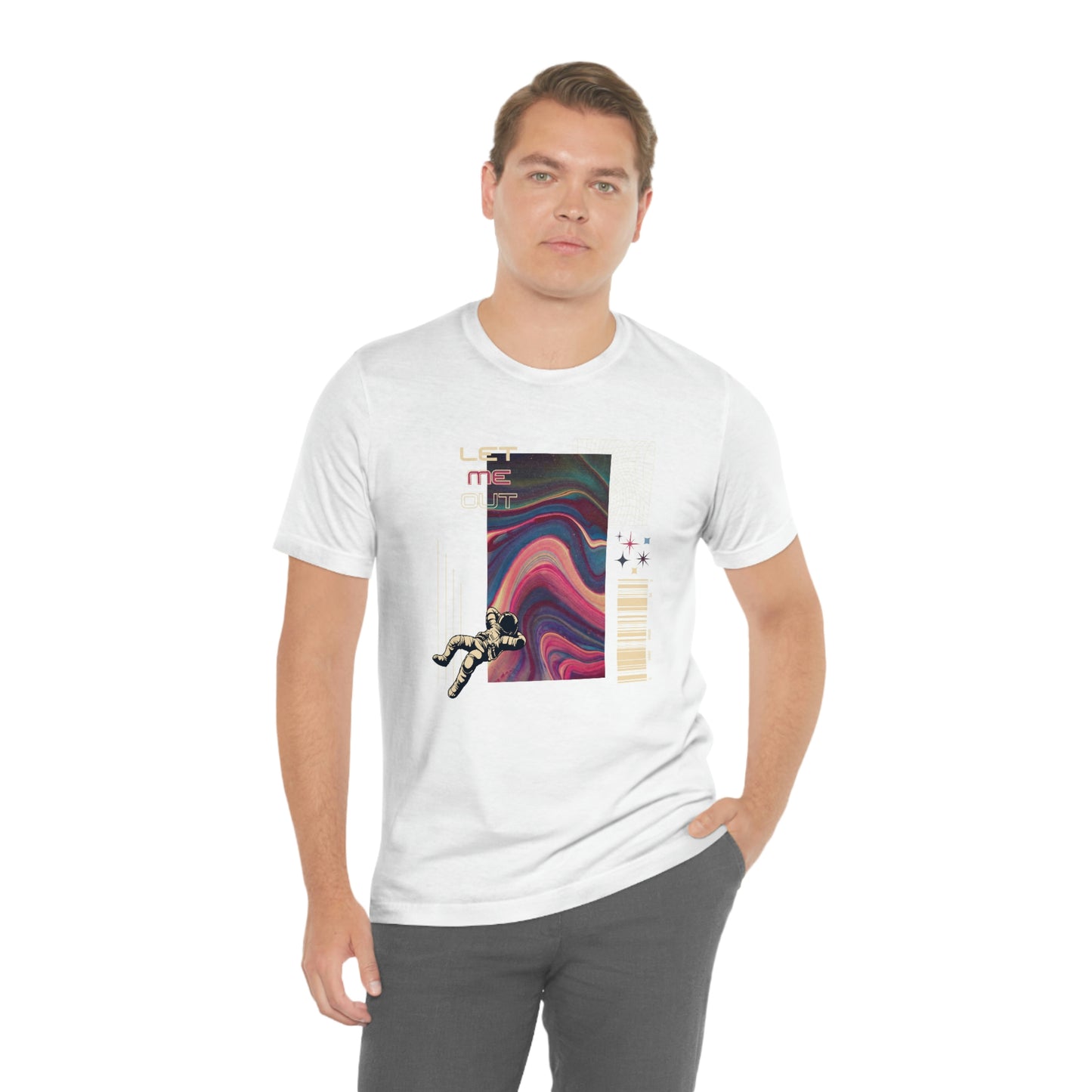 Let Me Out Retro-Space Short Sleeve Tee