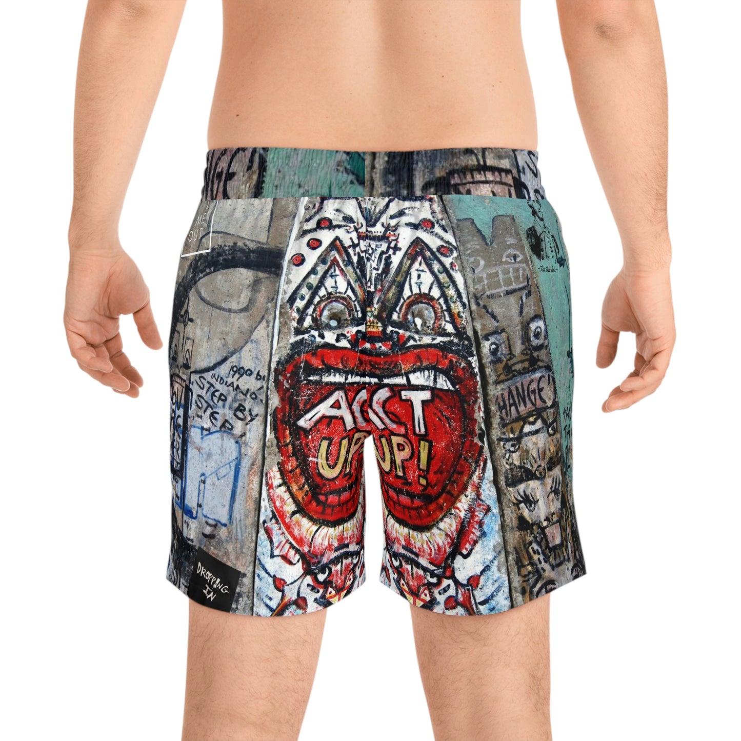 Let Me Out Act Up Mid-Length Swim Shorts