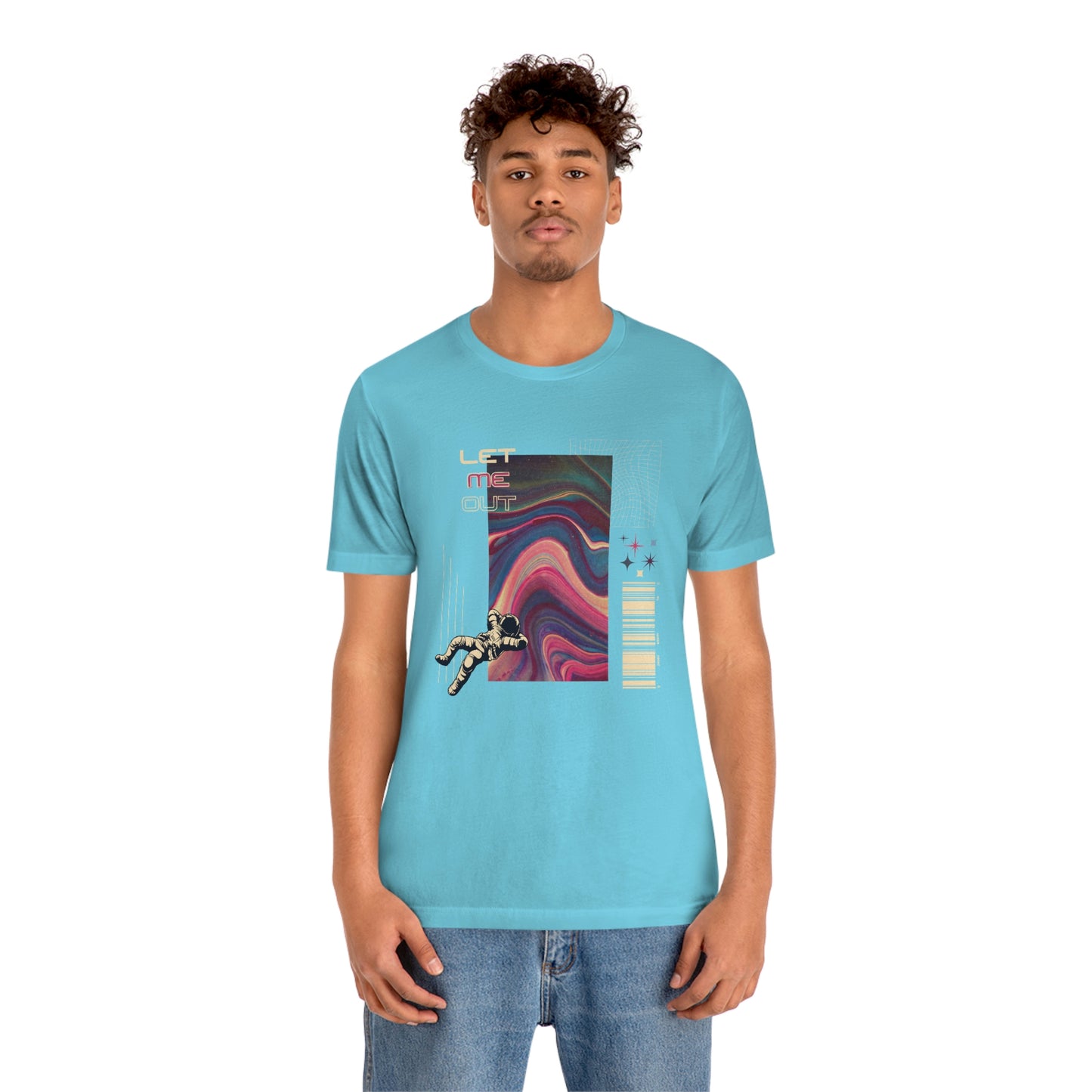 Let Me Out Retro-Space Short Sleeve Tee