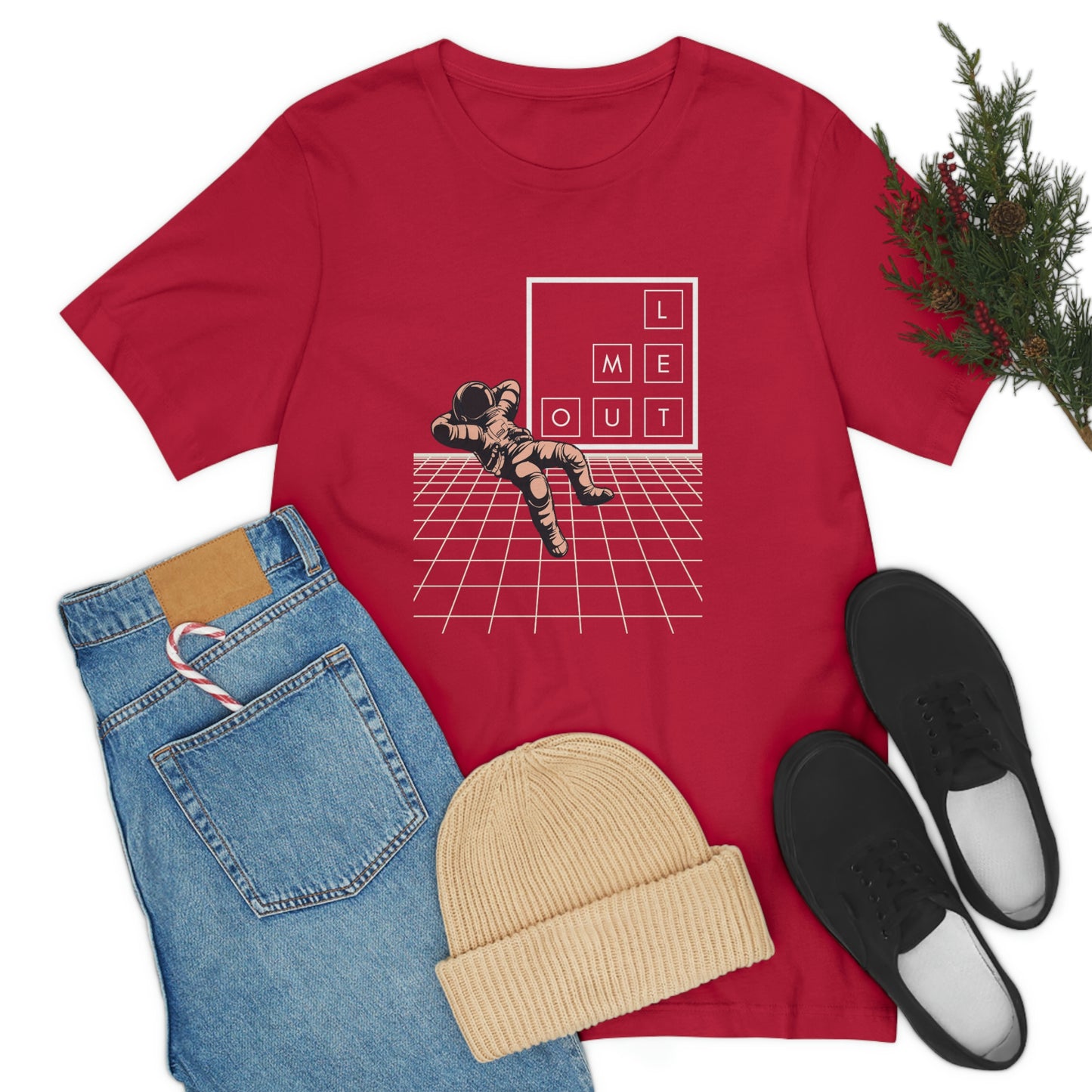 Let me WAY out short sleeve tee