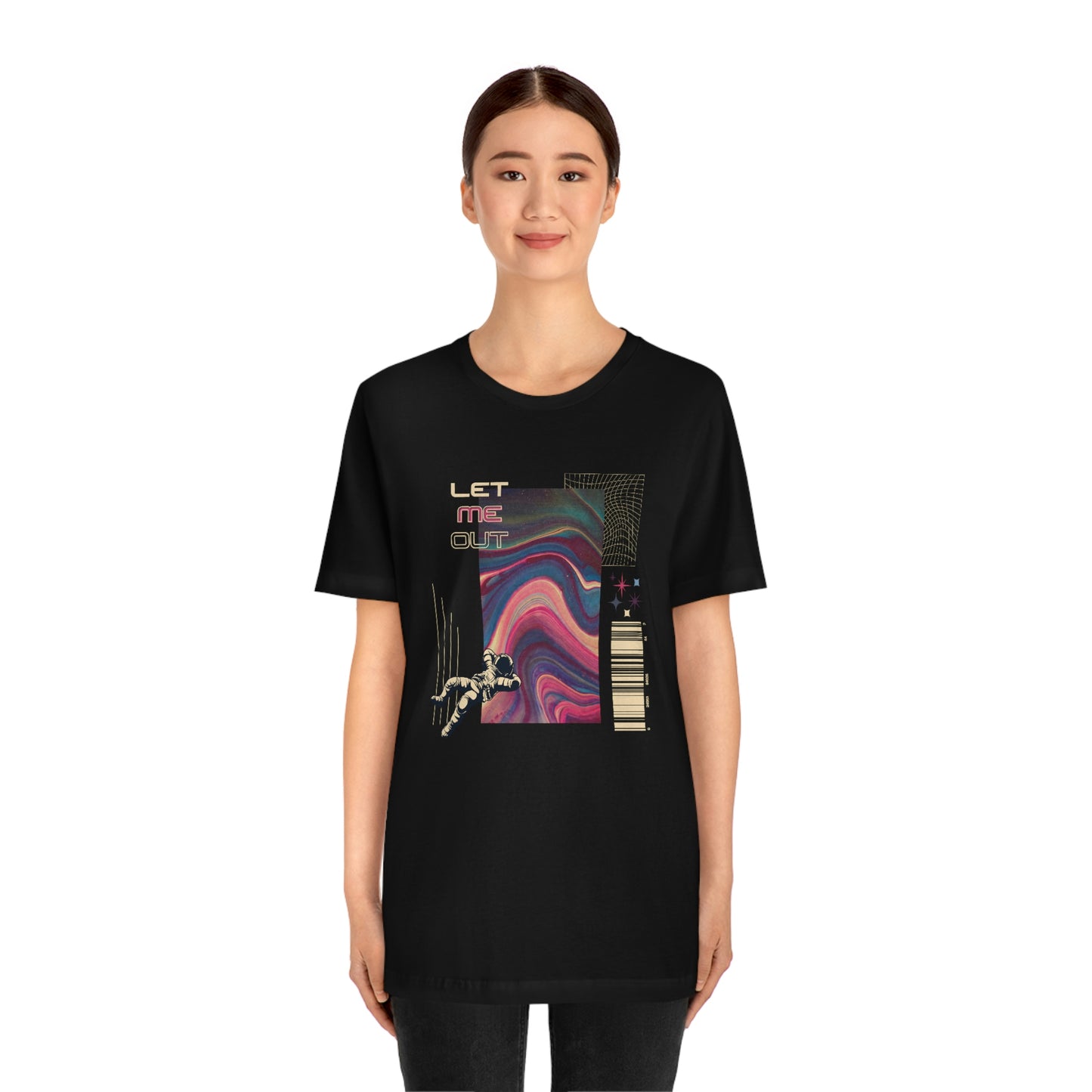 Let Me Out Retro-Space Short Sleeve Tee
