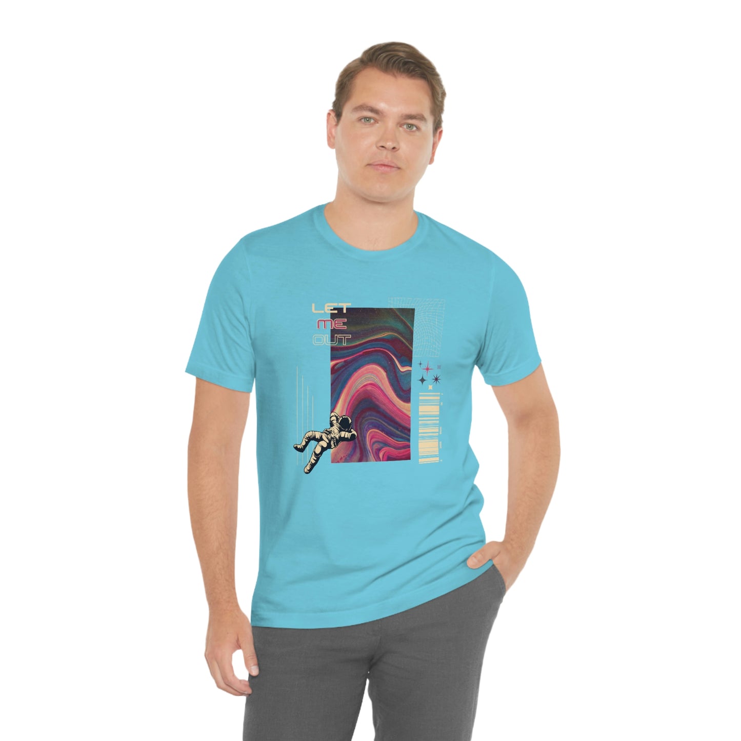 Let Me Out Retro-Space Short Sleeve Tee