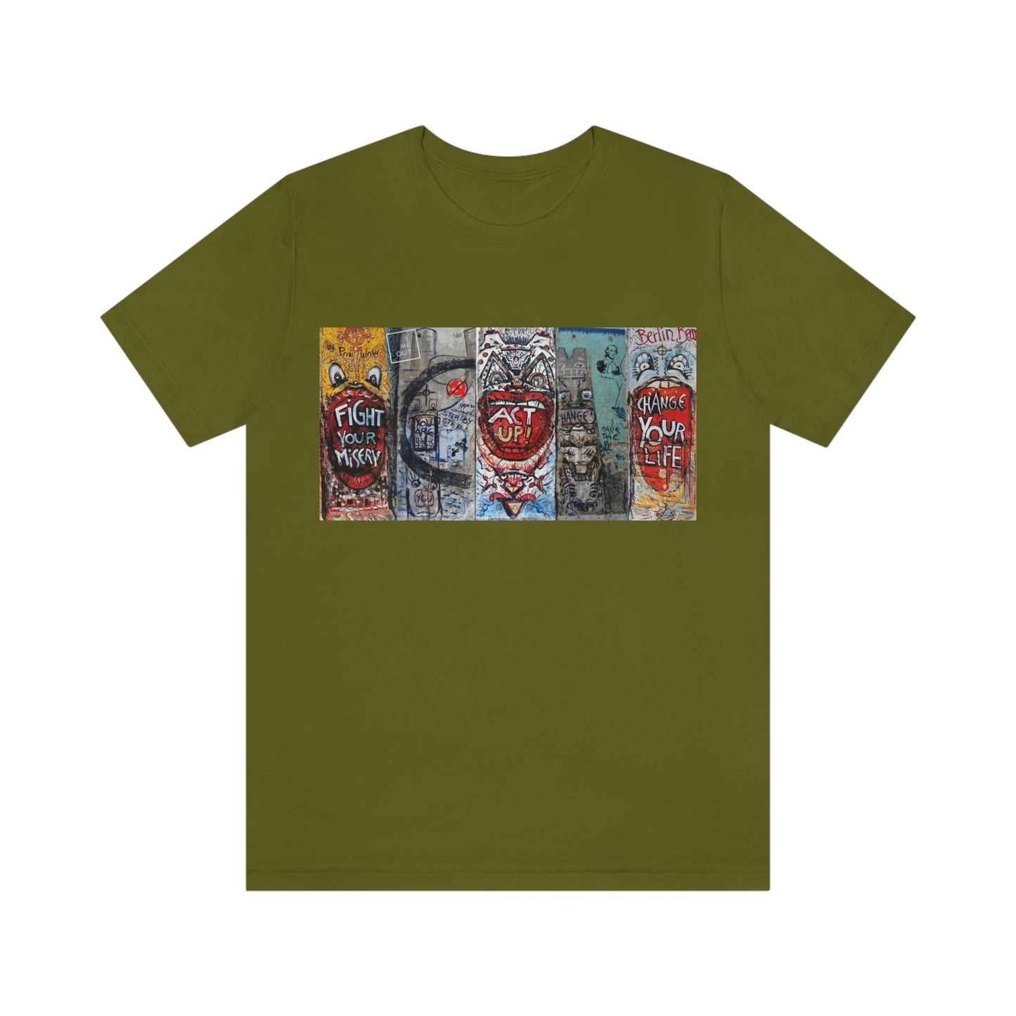 Let Me Out Act up happily Short Sleeve Tee
