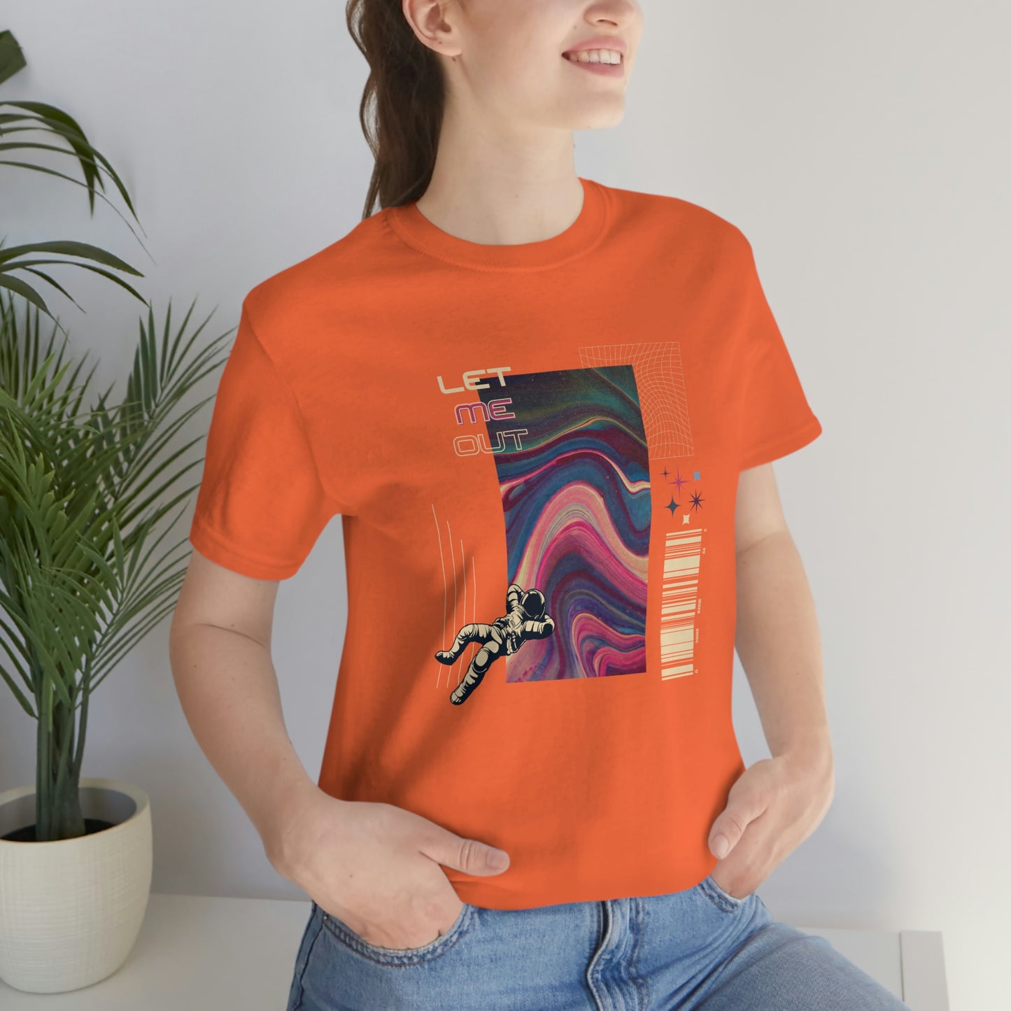 Let Me Out Retro-Space Short Sleeve Tee