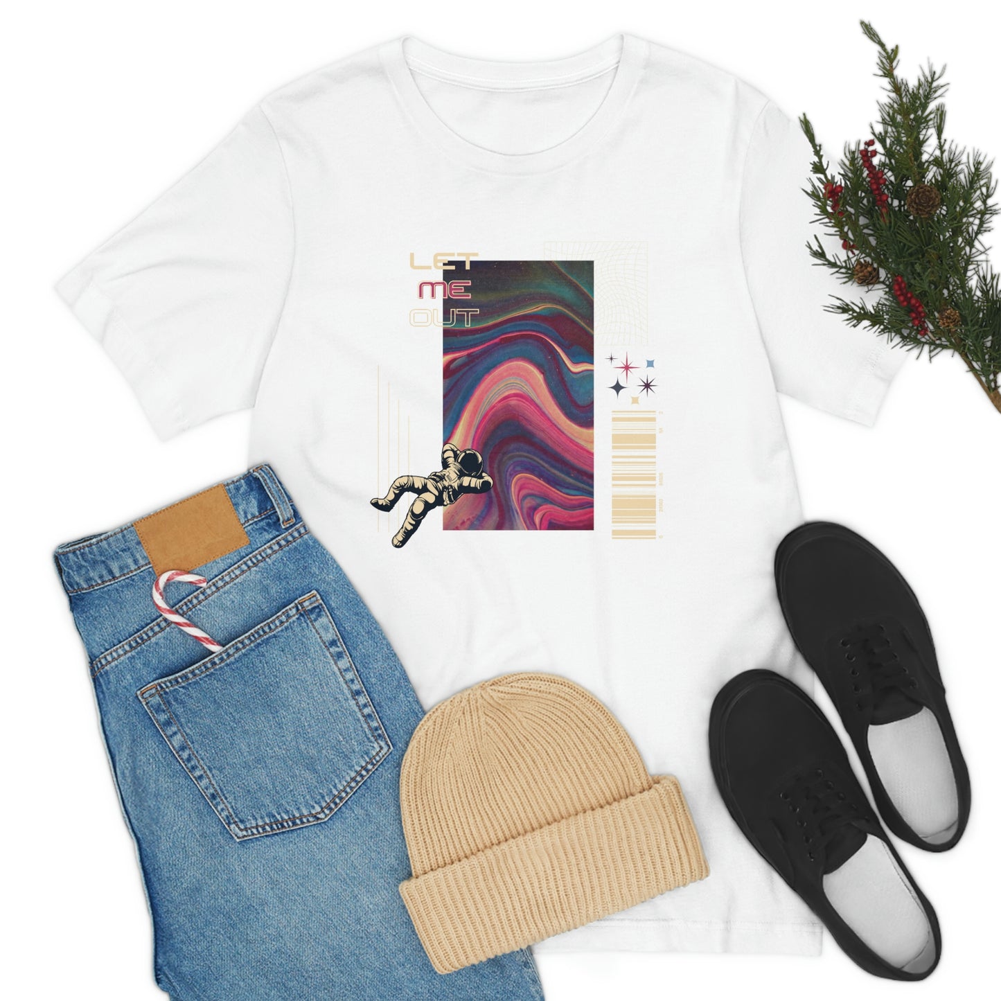 Let Me Out Retro-Space Short Sleeve Tee
