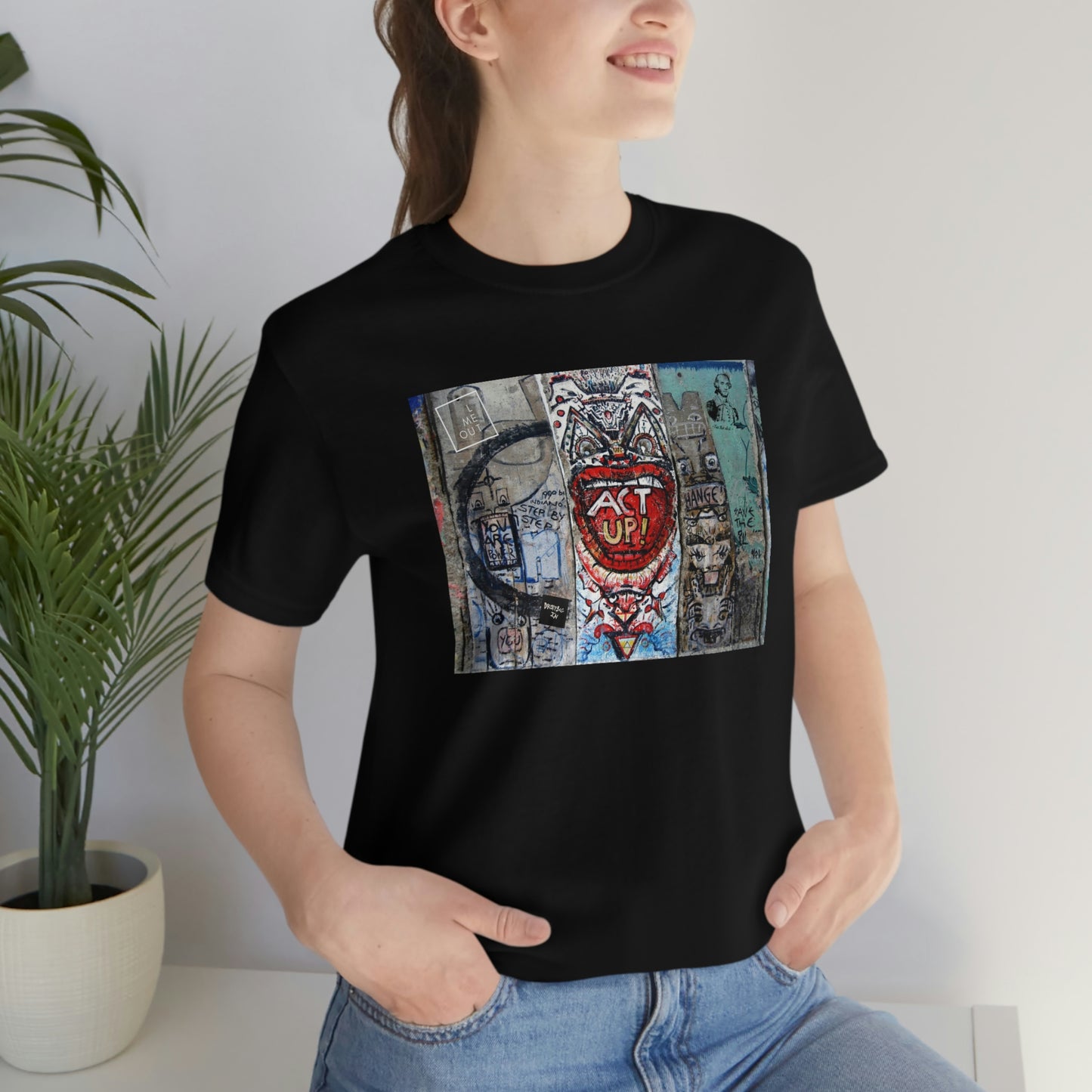 Act Up! Berlin Wall Graffiti Tee