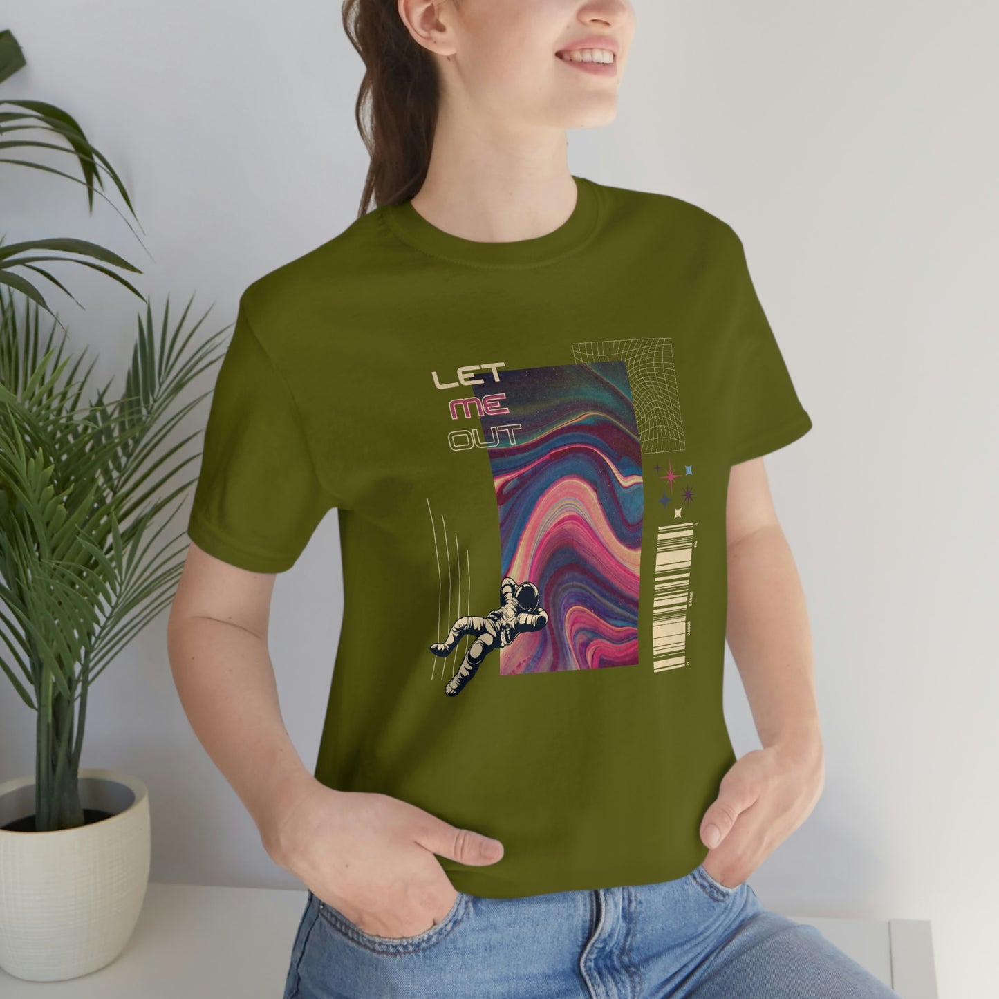 Let Me Out Retro-Space Short Sleeve Tee