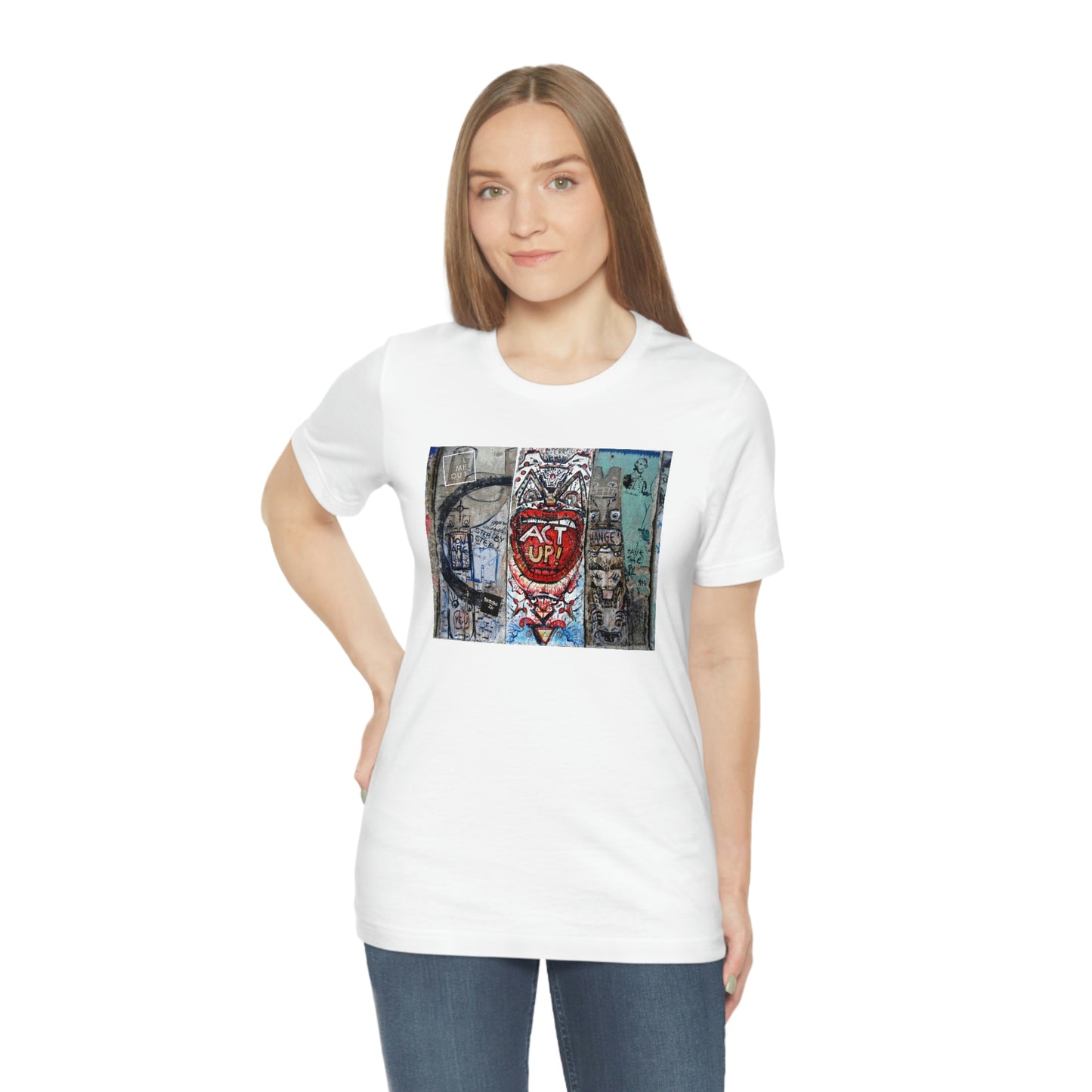 Act Up! Berlin Wall Graffiti Tee